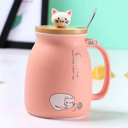 Ceramic Kitty Cup