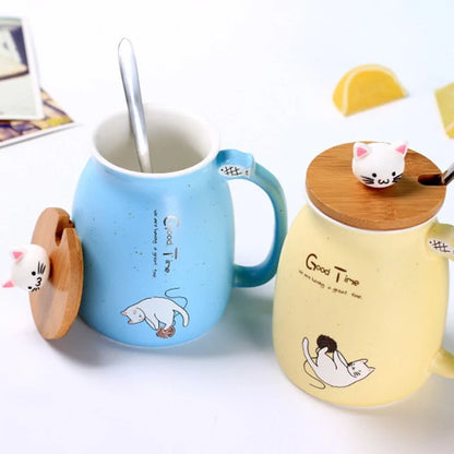 Ceramic Kitty Cup