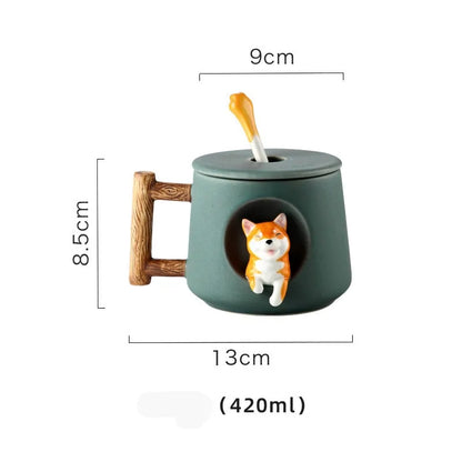 Shiba Inu Ceramic Mug Set