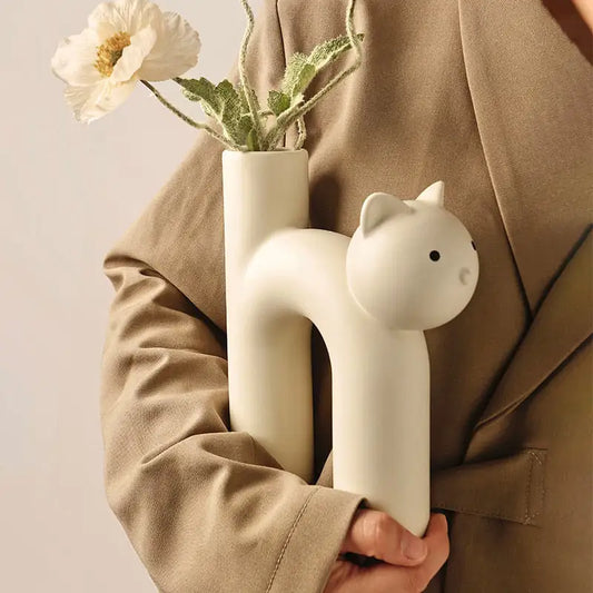 Kitty Couture Ceramic Vase