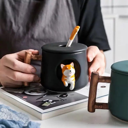 Shiba Inu Ceramic Mug Set