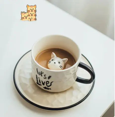 Kitten Ceramic Cup