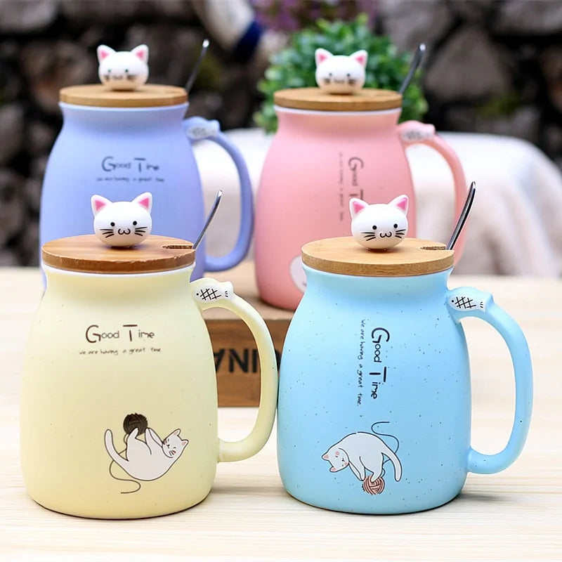 Ceramic Kitty Cup